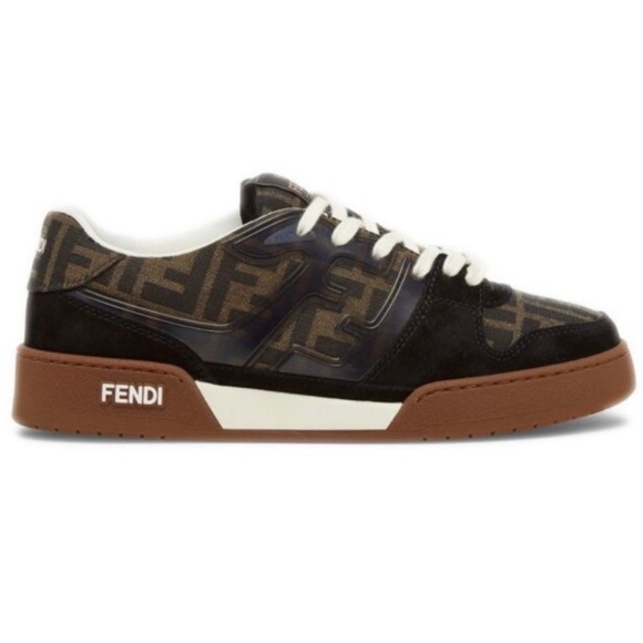 FENDI Match FF logo low top sneakers